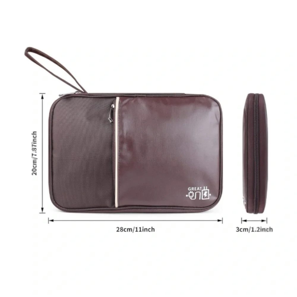 🔴 3/$25 Electronic Cable Organizer Bag NEW